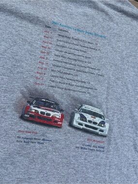 Vintage 2000s BMW Lifestyle American Le Mans E46 M3 GTR Longsleeve Shirt Size XL